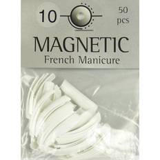 Künstliche Nagelspitzen Magnetic nail tips french manicure größe 10 künstliche nägel