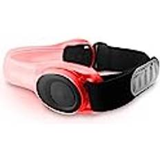 Puro Sportsarmbånd Puro Universal mobilarmbånd m/LED-lys rød