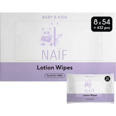 Plast Vaskekluter Naïf Lotion Baby Wipes 8 Pack