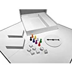 Apostrophe Games Create Your Own Board Blank Board Box & Accessories with Pieces Blank Cards Blank Spinner & Dice