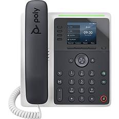 Landline Phones Poly Edge E200 Corded Conference Telephone, Black/White 2200-86990-025 Black