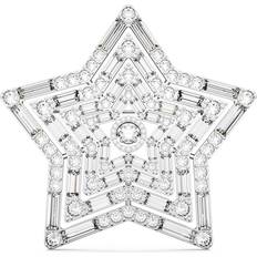 Swarovski Brooches Swarovski Stella brooch, Star, Large, White, Rhodium plated