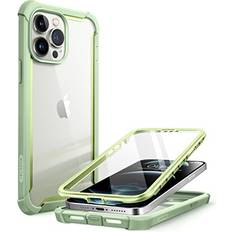 Apple iPhone 13 Pro Max Bumpers i-Blason Ares Case for iPhone 13 Pro Max 6.7 inch 2021 Release Dual Layer Rugged Clear Bumper Case with Built-in Screen Protector BBGreen