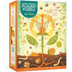 What's Inside a Flower Puzzle: Exploring Science and Nature 500-Piece Jigsaw Puzzle Jigsaw Puzzles for Adults and Jigsaw Puzzles for Kids