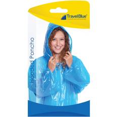 Unisex Cape & Ponchos Travel Blue poncho med hette unisex/one