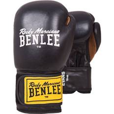 Kampfsporthandschuhe Benlee Boxhandschuhe aus Leder 1 Paar Evans Black 08 oz