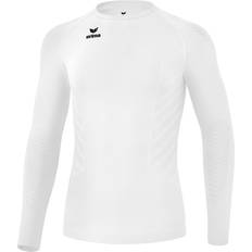 Unisex - White Base Layer Tops Erima Long Sleeve T-shirt Athletic White Man