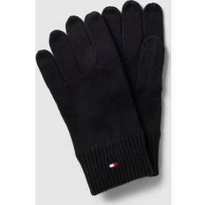 Bomull - Herre Hansker & Votter Tommy Hilfiger Essential Flag Knitted Gloves Black One