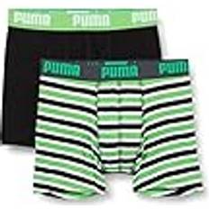 Grün Boxershorts Puma Jungen Basic Printed Boxer, Classic Green, 146-152 2er Pack