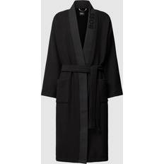 Herren - Schwarz Nachtwäsche BOSS Herren Bademantel WAFFLE KIMONO schwarz