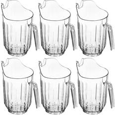 Beverage Dispensers DecorRack Clear Pitchers Soda Juice Water Pitcher Beverage Dispenser