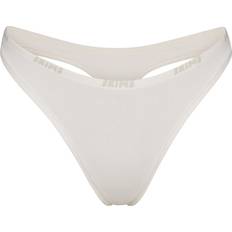 Skiing - Women Panties SKIMS Dipped Thong White Cotton Logo