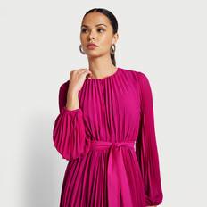 Men - S Dresses Sam Edelman Pleated Mini Dress Dark Pink