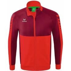 Rot - Unisex Oberbekleidung Erima Six Wings Worker Trainingsjacke rot/bordeaux