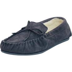 42 - Unisex Lave sko Eastern Counties Leather Wool-blend Hard Sole Moccasins Navy