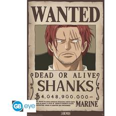 Wanddekoration reduziert ABYstyle One Piece Wanted Shanks Poster