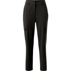 Dame - Dressbukser - L Vero Moda Bukser vmZelda HR Straight Cargo Pant Sort W40/L32