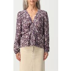 Gray - Women Blouses MARANT ETOILE Top PURPLE/ORANGE FR