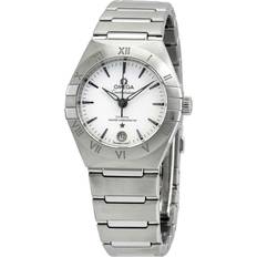 Omega Damen Armbanduhren Omega Constellation Manhattan Co-Axial 29MM AUTO Watch 131.10.29.20.02.001 Silver 29 mm