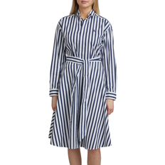 Polo Ralph Lauren Damen Kleider Polo Ralph Lauren Stripe Shirt Dress, Navy/White