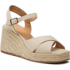 40 ½ - Dame Espadrillos Castañer Espadrilles Thea Jute/001 023070-203 Weiß