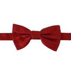 Dolce & Gabbana Red Belts Dolce & Gabbana Red 100% Silk Slim Adjustable Neck Papillon Tie