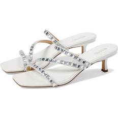 Michael Kors Damen Slides Michael Kors Celia Kitten Slide Optic White Women's Shoes White