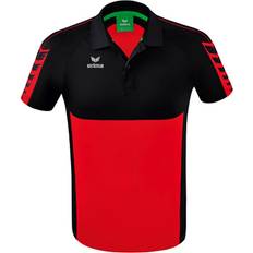 Sportswear Garment - Unisex Polo Shirts Erima Six Wings Short Sleeve Polo Red Man