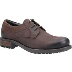 Dame Derby Cotswold Mens Nubuck Derby Shoes Brown