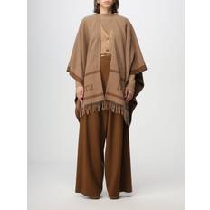 S - Women Capes & Ponchos Max Mara Cloak Woman colour Camel