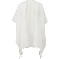 Baumwolle - Damen Capes & Ponchos s.Oliver Women's 10.2.17.15.158.2132336 Poncho, Creme 0210