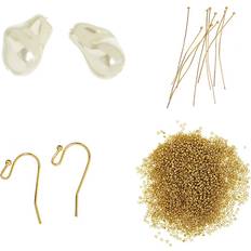 Smykker Me & My Box Mini Jewelry Kit Ear Hooks Baroque Pearls 18K gold plated