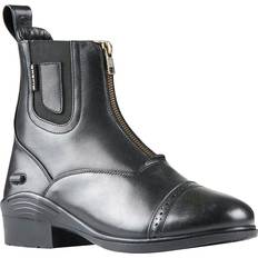 Ridesko Dublin Womens/Ladies Evolution Zip Front Waterproof Leather Paddock Boots Black
