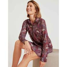 Damen - Rot Nachthemden Calida Favourites Butterfly Nightshirt Damen