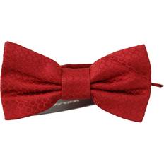 Dolce & Gabbana Red Belts Dolce & Gabbana Red 100% Silk Slim Adjustable Neck Papillon Tie