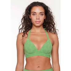 Damen - Leinen Bademode Lingadore Kiwi Triangel-Bikini-Top grün
