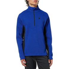 Spyder Men Jackets Spyder Men's Outbound 1/2 Zip Fleece Pullover Electric Blue