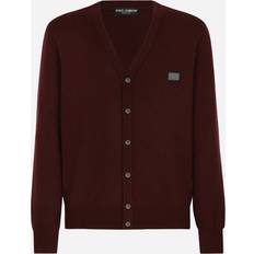 Herren - Rot Cardigans Dolce & Gabbana Cashmere and wool cardigan wine