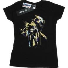 Dame - Gull T-skjorter & Singleter Marvel Womens/Ladies Avengers Endgame Gold Thanos Cotton T-Shirt