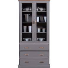 Grau Vitrinen Inter Link Buffet-Schrank Vitrine