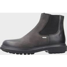 Geox Men Boots Geox Men's Faloria Abx Waterproof Side Zip Chelsea Boots Black