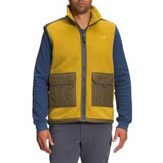 Gold - Men Vests The North Face Men's Royal Arch Zip-Up Vest Mineral Gold Mineral Gold