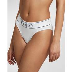 Polo Ralph Lauren White Panties Polo Ralph Lauren Ribbed Hiphugger Briefs WHITE CLOUD