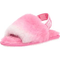 UGG Slippers UGG Fluff Yeah Gradient Slipper, Pink Combo, Unisex Little Kid