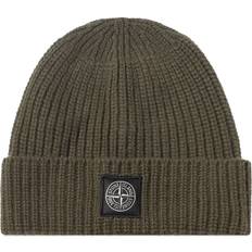 Stone Island Accessoires Stone Island Green Patch Beanie V0058 OLIVE UNI