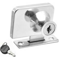 Window Locks Showcase Display Cabinet Sliding Door Lock+ 2pcs Key