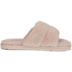 Puma Damen Hausschuhe Puma Womens Fluff Solo Slippers Pink Fur