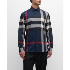 Burberry Men - XL Shirts Burberry Check Cotton Shirt