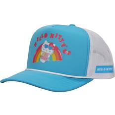 Clothing Sanrio Hello Kitty Rainbow Pool Float Men’s Light Blue Foam Trucker Hat