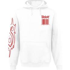 Bekleidung Slipknot Wait & Bleed Barcode Kapuzenpullover weiß S, M, L, XL